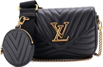 Louis Vuitton New Wave Multi Pochette Quilted Leather crossbody bag - Zwart