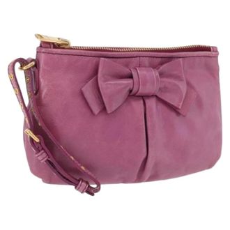 Miu Miu Pre-owned Pouch - - Pre-owned - Donna - Rosa - ONE SIZE