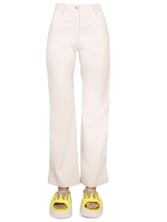 Msgm Straight-Leg High Waist Pants