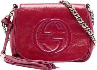 Gucci Pre-owned Cross Body Bags, female, Red, Size: ONE SIZE Pre-owned Vintage Crossbody Bag