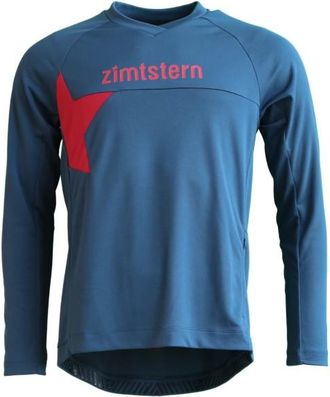 Zimtstern Bulletz Shirt L/S Velotrikot f&uuml;r Herren | blau