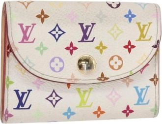 Louis Vuitton Pre-owned Wallets, female, Multicolor, Size: ONE SIZE Pre-owned Canvas Wallet