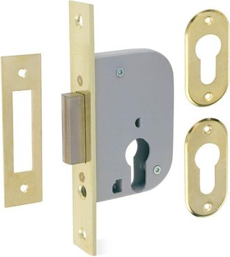 MCM Mcm - Cerradura Embutir Serie 1300 1314 Latonado 45 - 1312-2-45