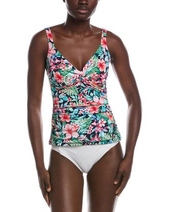 Tommy Bahama Cays Flora Twist Tankini Top