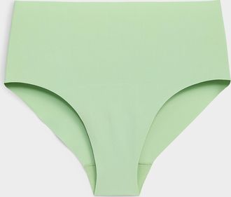 Miiyu Womens Laser-cut high-waist cheeky panty Recycled nylon