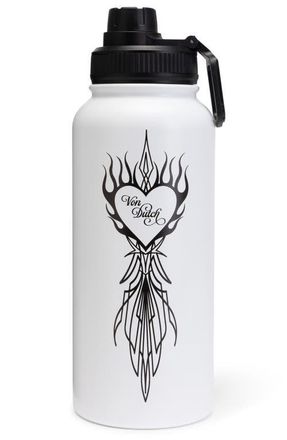 Von Dutch 32oz Hydration Double Walled Insulated Stainless Steel Bottle in Von Heart at Nordstrom