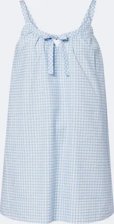 Poss&eacute; Lila gingham cotton minidress