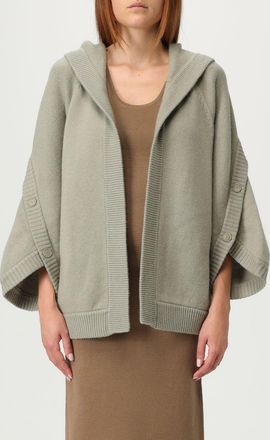 Max Mara Cardigan con cappuccio in maglia fine di lana e cashmere Max Mara