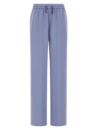 Herno Blue Regular Fit Drawstring Jogger Pants