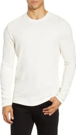 Nn.07 Clive Long Sleeve Waffle Knit Tee in Egg White at Nordstrom Rack, Size Xx-Large
