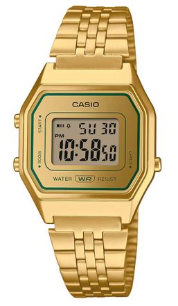 Casio Casio Collectie Vintage Damen Gouden Horloge LA680WEGV-9AEF