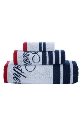 Brooks Brothers Nautical 3-Piece Towel Set in White at Nordstrom Rack