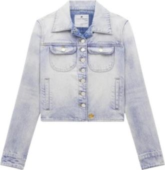 Courr&egrave;ges Denim Blouse met Zakken - Dames - Spijkerjassen - Blauw - XS - Denim - Jassen