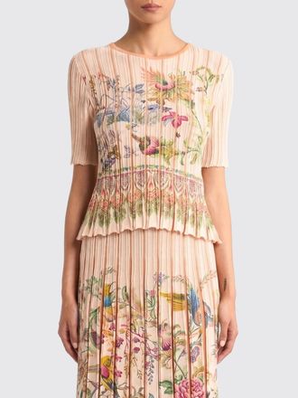 Etro Top in cotone e viscosa floreale