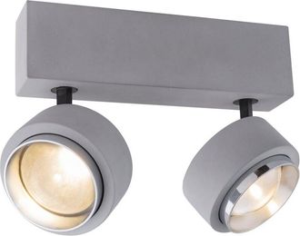 Globo Lighting Foco de techo doble gris 2x LED 3000K