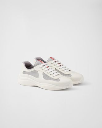 Prada Americas Cup Soft rubber and bike fabric sneakers