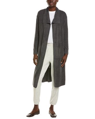 Barefoot Dreams Cozy Chic Ultra Light Wide Collar Long Cardigan