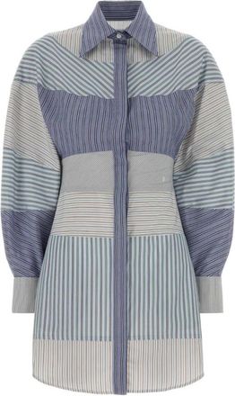 Moschino Multicolour Printed Cotton Shirt Dress