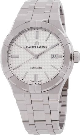 Maurice Lacroix Aikon Automatic Silver Dial Mens Watch AI6008-SS002-130-1