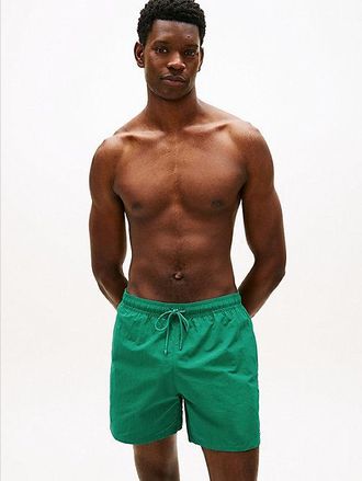 Tommy Hilfiger Flag Embroidery Mid Length Swim Shorts