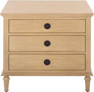 Safavieh Couture Lisabet 3-Drawer Wood Nightstand