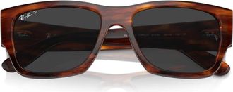Ray-Ban Rb 0947S Carlos Zonnebrillen - unisex - Zonnebrillen - Bruin - 56 MM - Accessoires