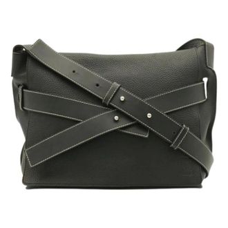 Loewe Pre-owned Shoulder Bag - Dames - Pre-owned - Zwart - Maat: ONE Size Leer