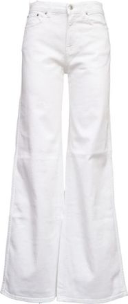 Department Five Wide-leg Jeans - Dames - Loose Fit Jeans - Wit - W28 - Katoen - Jeans