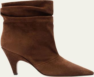 Alexandre Birman Tati Slouch Mini Scamosciato Booties