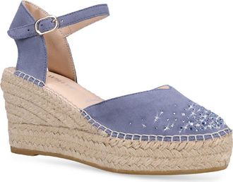 Ron White Breeza Wedge Sandal in Denim at Nordstrom, Size 10-10.5Us