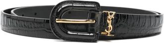 Saint Laurent Signature Buckle Belt