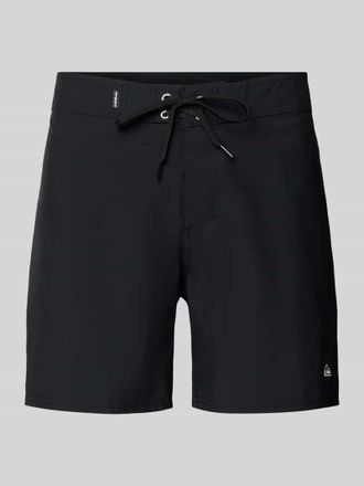 Quiksilver Regular Fit Shorts mit Logo-Stitching Modell Kaimana in BLACK, Gr&ouml;&szlig;e 30