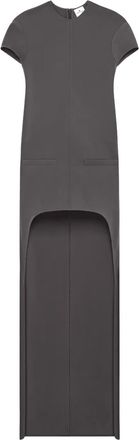 Courr&egrave;ges Maxi-jurk met ronde afwerking - Grijs