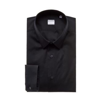 Xacus Formal Shirts - Heren - Zakelijke Overhemden - Zwart - 3XL - Katoen - Overhemden