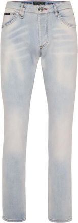 Philipp Plein Jeans dritti Flying Money - Blu