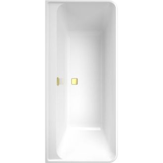 Villeroy & Boch Villeroy&boch - Ba&ntilde;era Recta 180 X 80 Villeroy Et Boch Collaro Blanco Acrilico Rebosadero Cromo