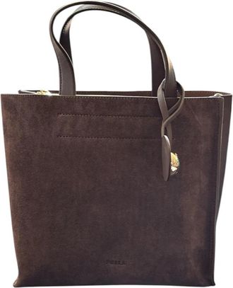Furla Divide It S - Dames - Shoppers - Bruin - ONE Size - Leer - Tassen