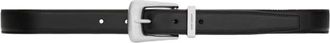 Saint Laurent Folk Riem - Heren - Riemen - Zwart - 100 CM - Leer - Accessoires