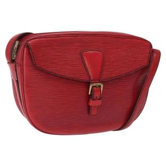 Louis Vuitton Pre-owned Jeune Fille Schoudertas - Dames - Pre-owned - Rood - Maat: ONE Size Leer
