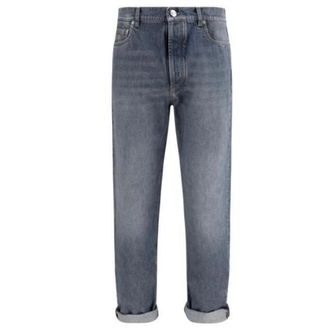 Brunello Cucinelli Uomo, Jeans, Grigio, M, new