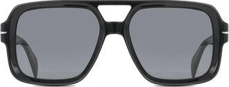 David Beckham DB 7151/S 807/IR Mens Sunglasses Black Size 55
