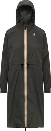 K-Way Le Vrai 4.0 Delia - Dames - Regenjassen - Groen - L - Nylon - Jassen