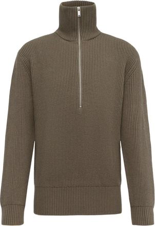Drykorn Manuelo 10 Troyer Zip Pullover - Heren - Coltruien - Groen - M - Truien & Vesten