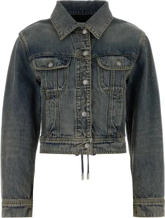 Alexander McQueen Mujer, Chaquetas, Azul, Talla: S