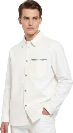Gucci White Regular Logo Shirt