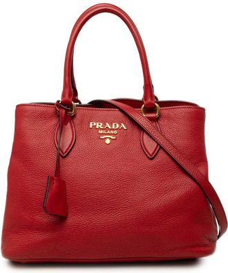 Prada Pre-owned Prada Vitello Daino Open Convertible Tote Ladies 6E4QE6J9HYNJWLLN