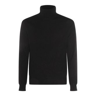 Malo Sweaters Blacks And Greys-Uomo