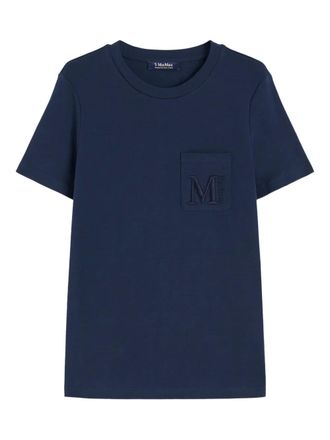 Max Mara patch-pocket T-shirt - Blue