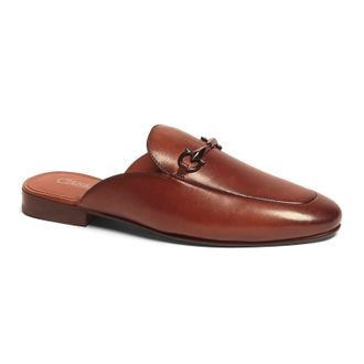 Carlos By Carlos Santana Carlos By Carlos Santana Apollo Bit Slide Mens Tan Leather Slip On VER1506
