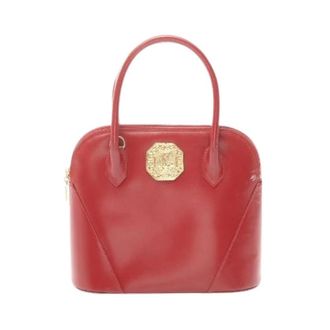 Saint Laurent Pre-owned Handbags, female, Red, Size: ONE SIZE Pre-owned Leather Handbag